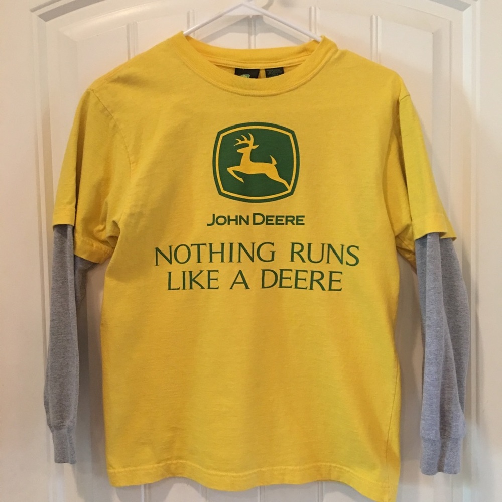 Boys John Deere L/S Size M 10/12